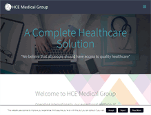Tablet Screenshot of hcemedicalgroup.com